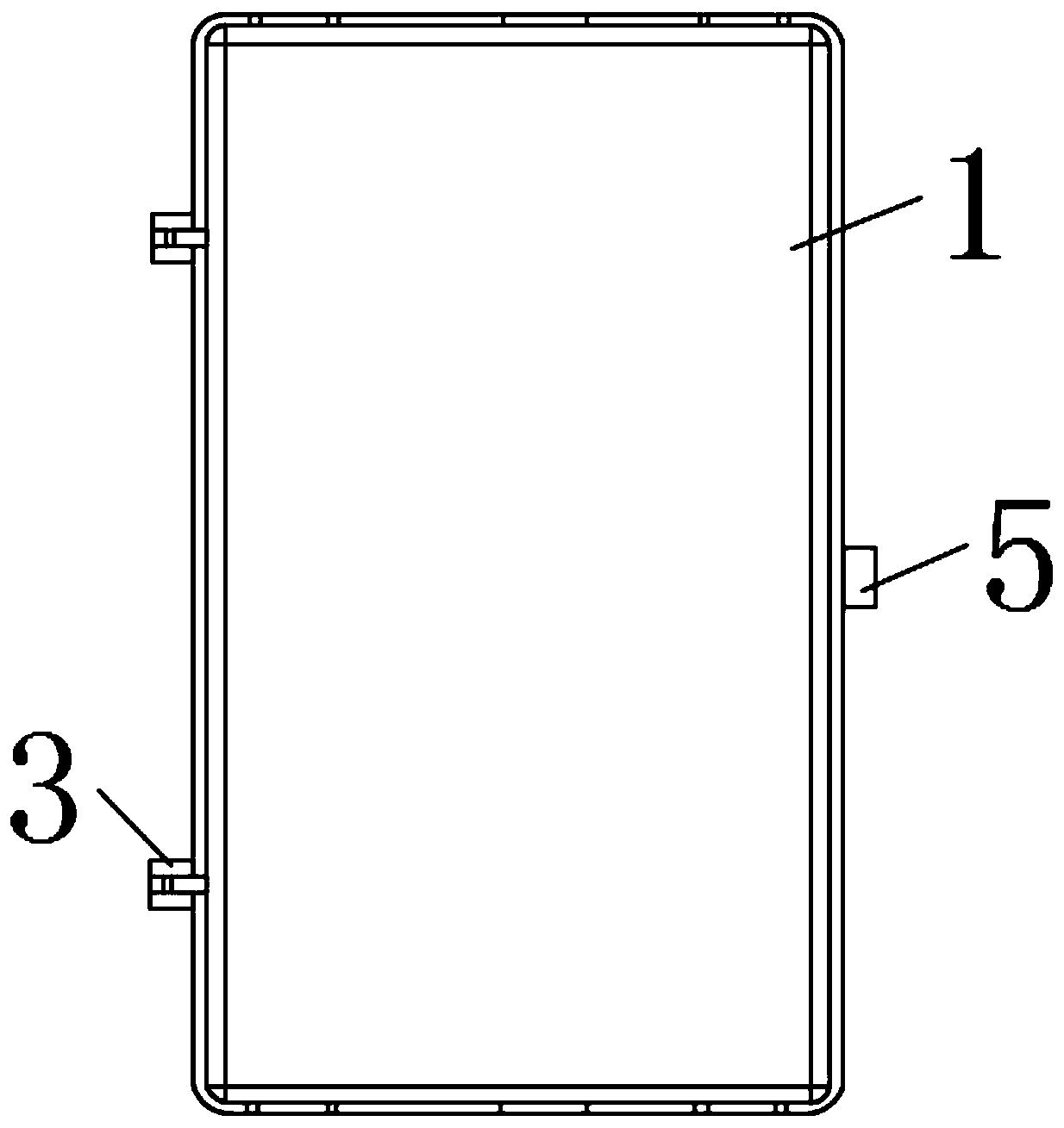 Wall-mounted optical fiber cable distribution box with wire trimming structure