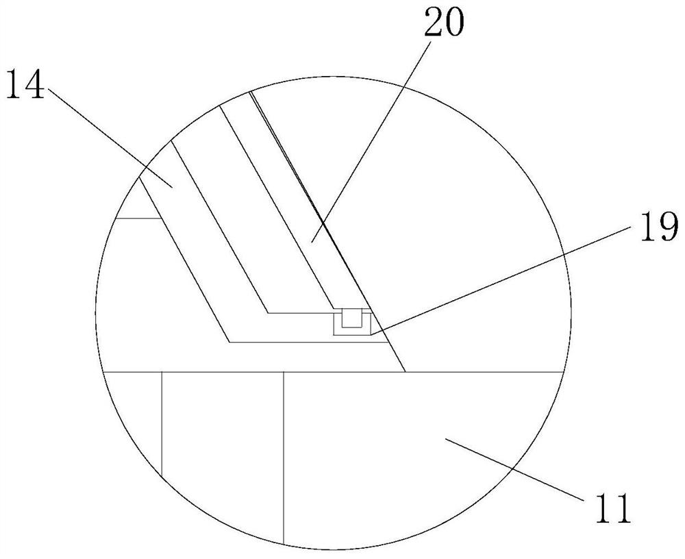 A hopper for stainless steel processing and production