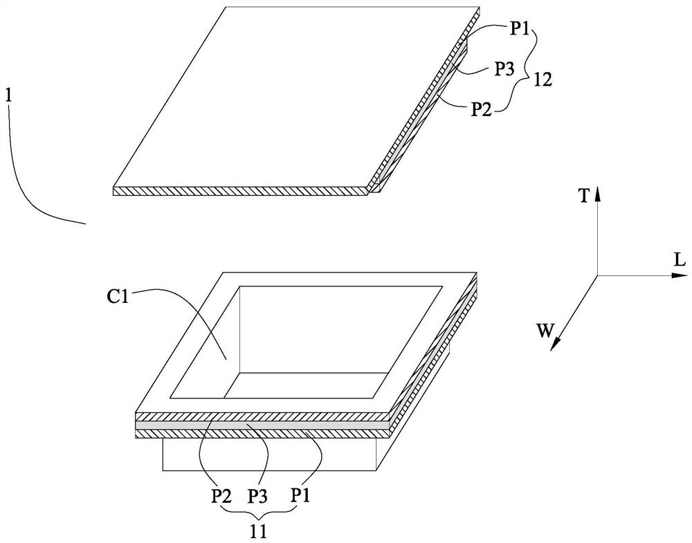 Packaging case and pouch battery