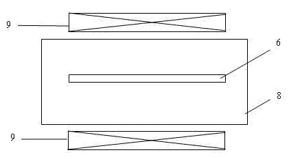 Electroplating production method and device for copper/aluminum composite conducting bar