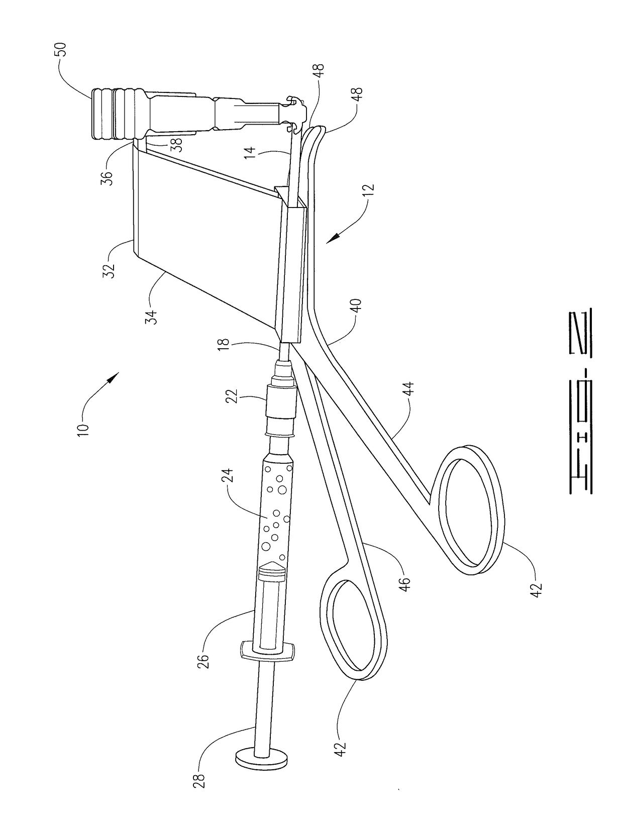 Apparatus for irrigating the vas deferens