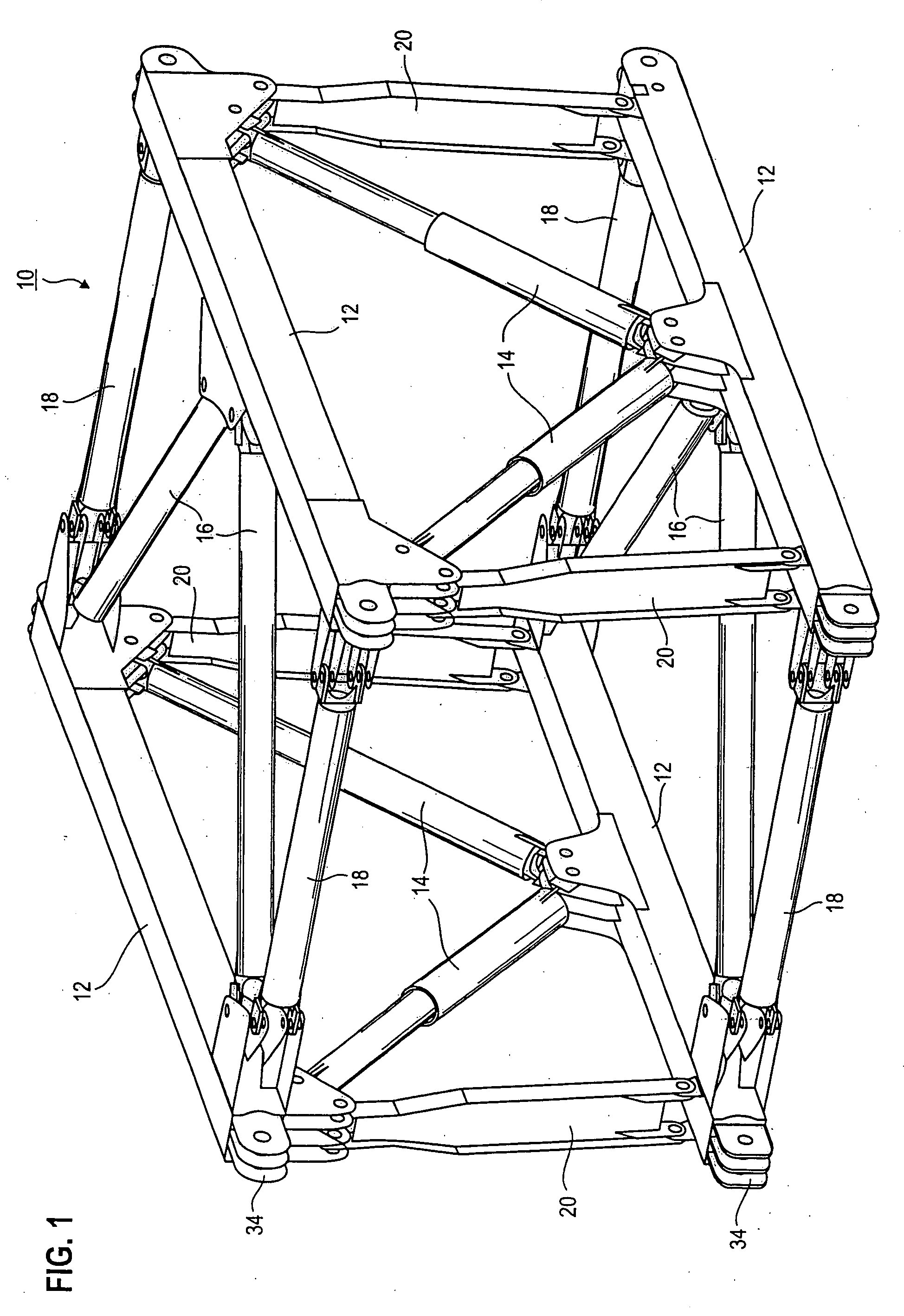 Lattice piece for a large mobile crane and method of erecting the same