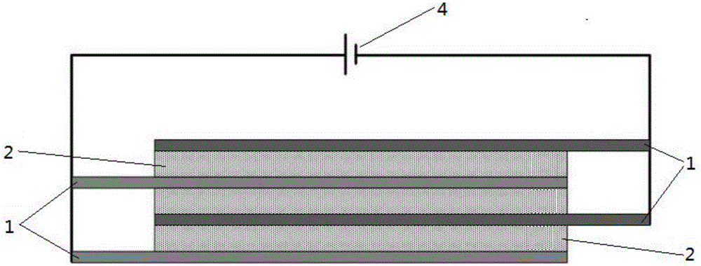 Electronic control terahertz polaroid based on graphene grid band structure and use method