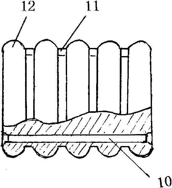 Efficient heating device of rural firewood and coal stove