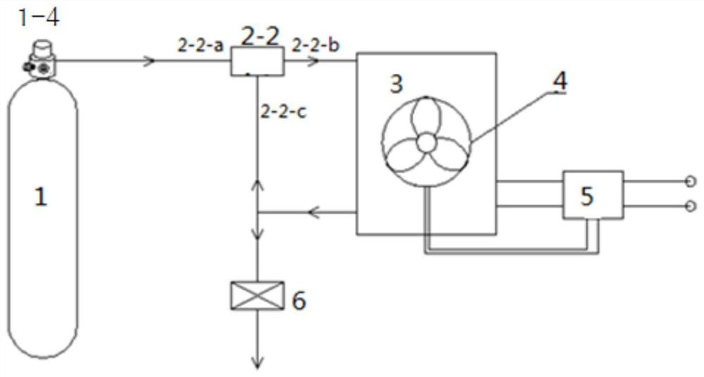 Air-cooled fuel cell system