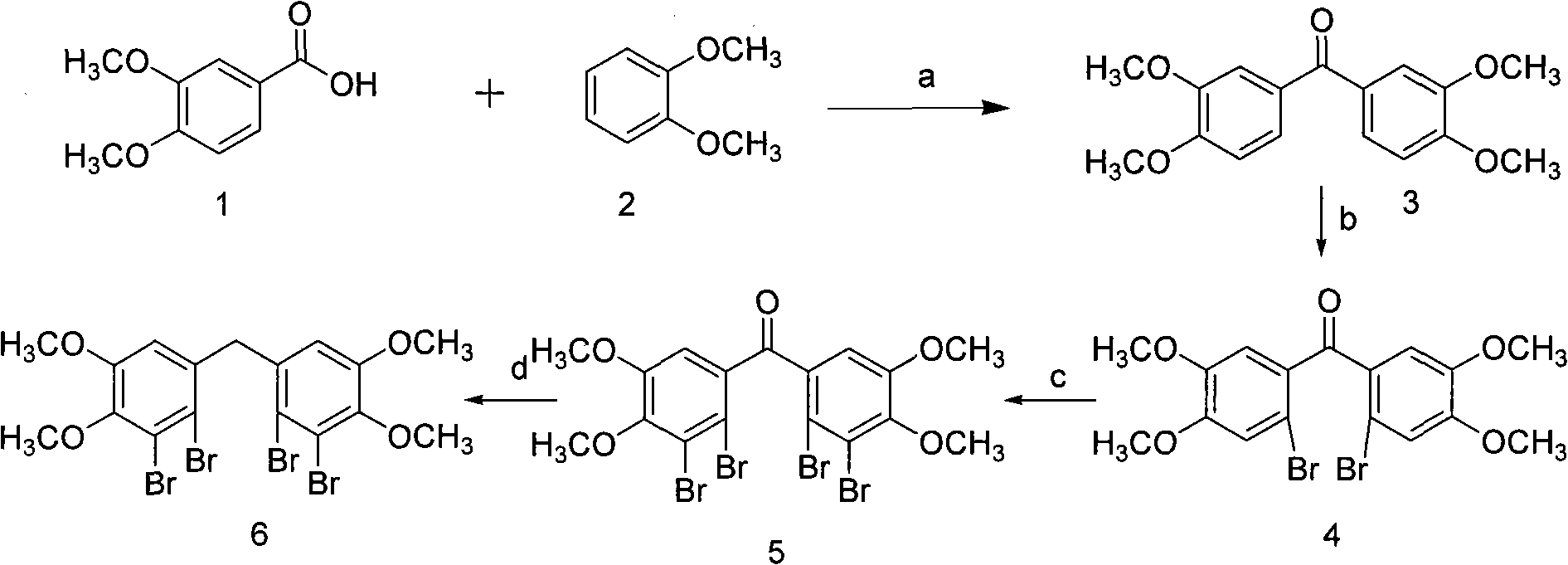 Brominated PTP1B inhibitor as well as synthesis method and application thereof in preparation of medicine for curing type 2 diabetes