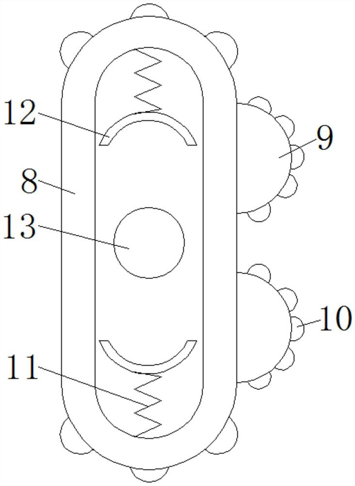 A device for preventing car paint from being scratched by eddy current paddles