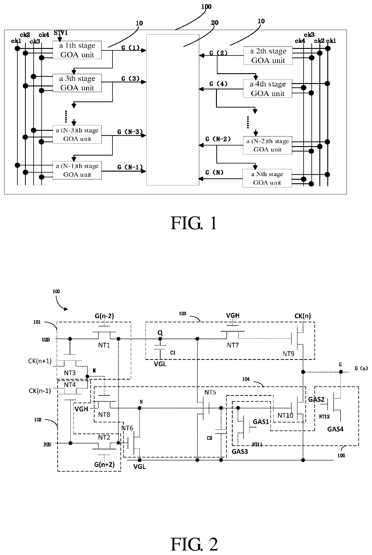 GOA circuit and display panel