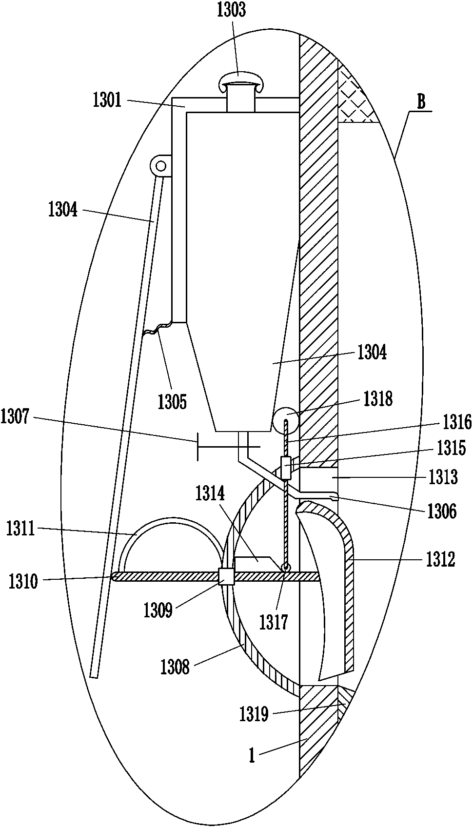Arm fixation device for patient with arm fracture