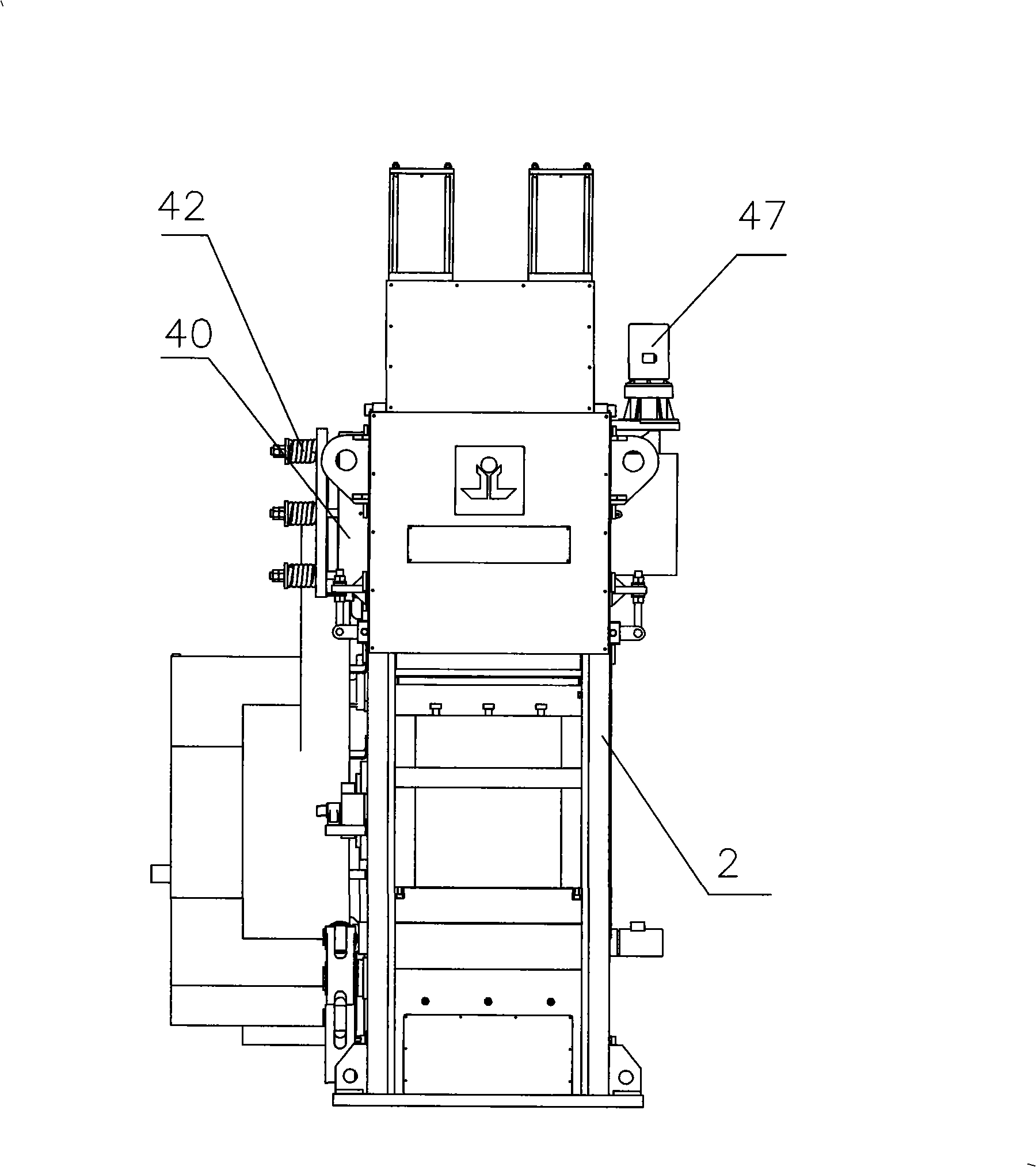 Sliding block driving mechanism of multiple slide rod press machine