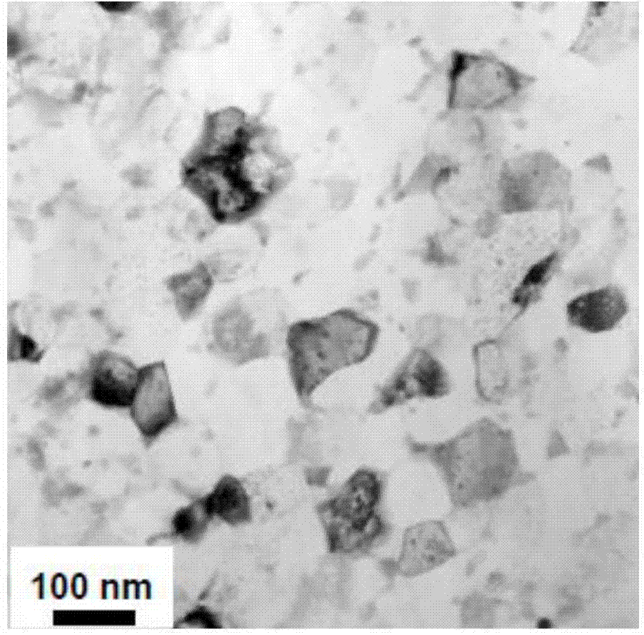 Method for preparing nanocrystalline metal material containing nano-sized precipitates within crystal