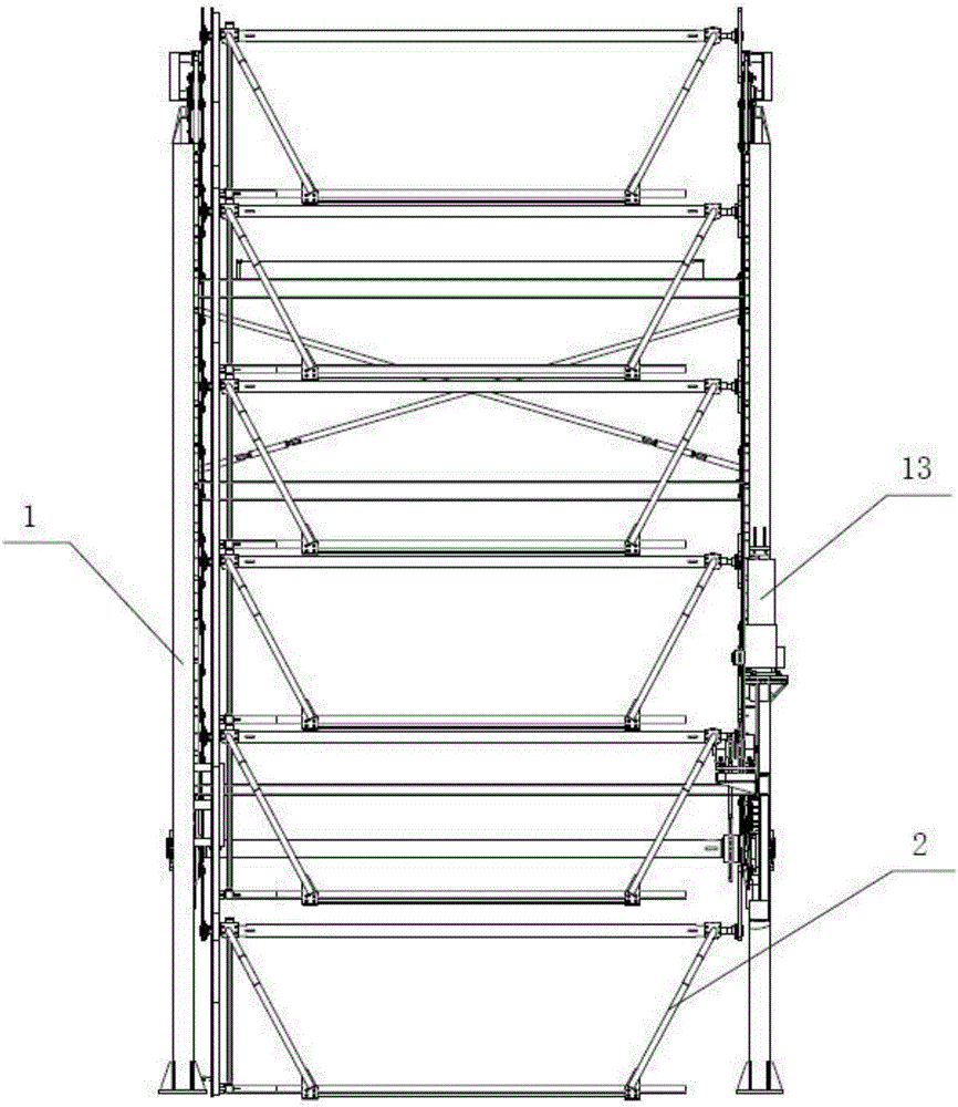 Vertical circulation type mechanical parking equipment