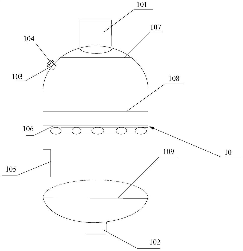 A kind of synthesis process of liquefied natural gas