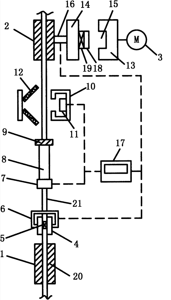 Core-spun yarn breaking detection device