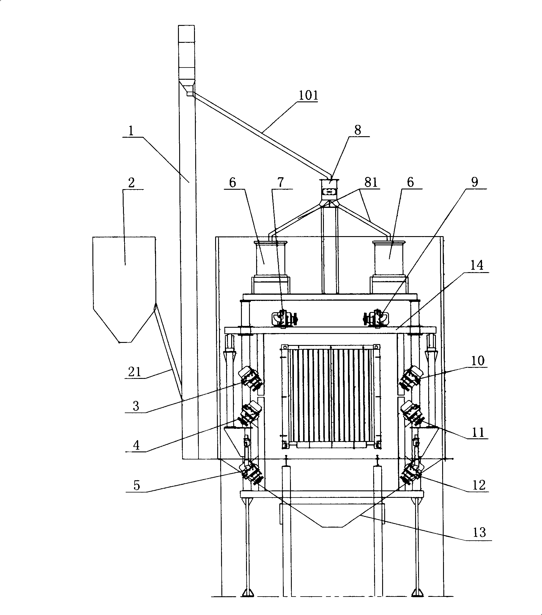 Sanding system of container soldering joint