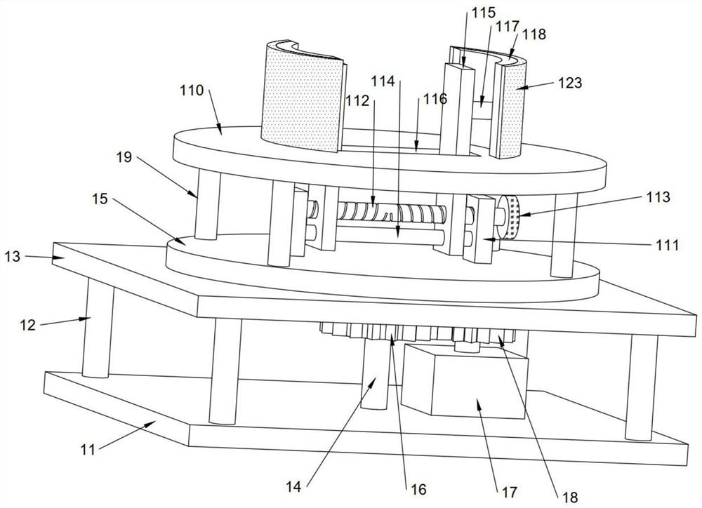 Degree-of-freedom printing base table of SLM equipment