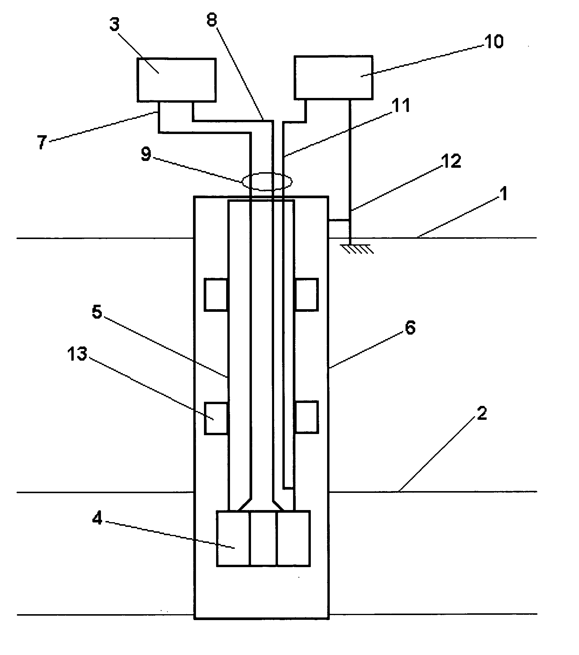 Method for intensification of high-viscosity oil production and apparatus for its implementation
