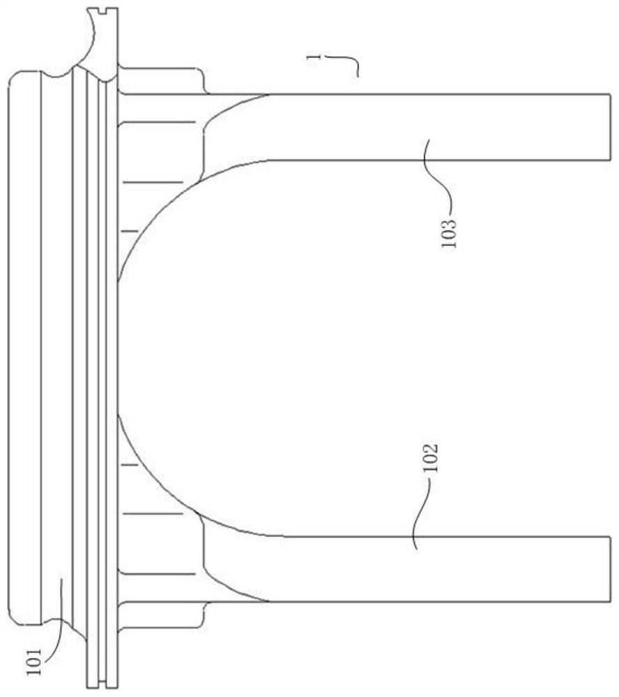 A kind of processing technology of piston on cnc machine tool