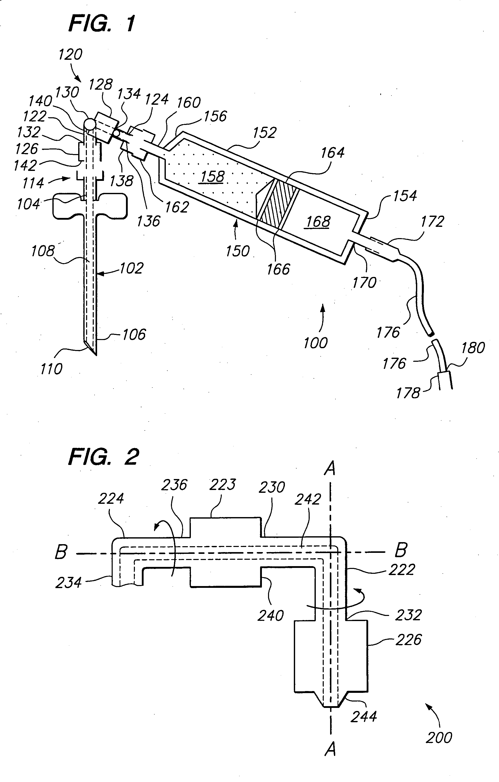Apparatus and methods for delivering compounds into vertebrae for vertebroplasty
