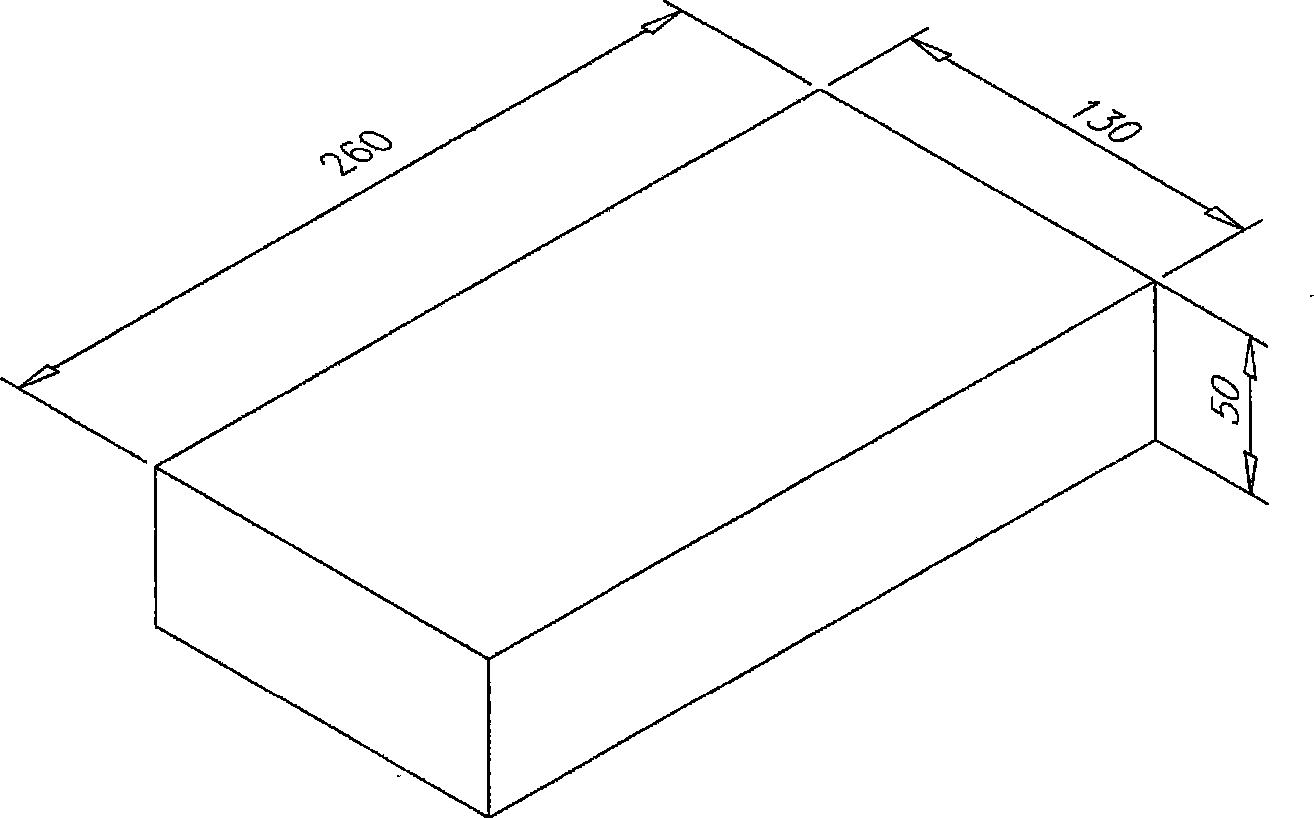 Grey brick mechanically manufactured from lime sludge and construction wastes and method for manufacturing same