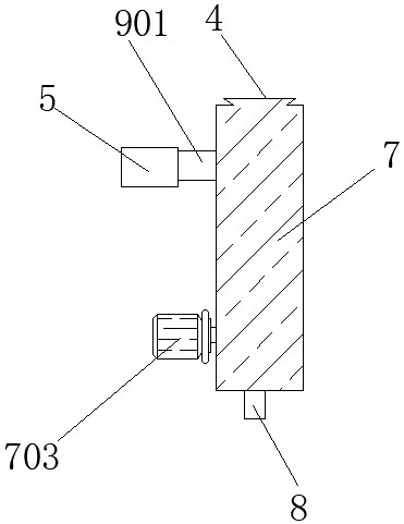 Peanut seeder discharging device with anti-clogging function