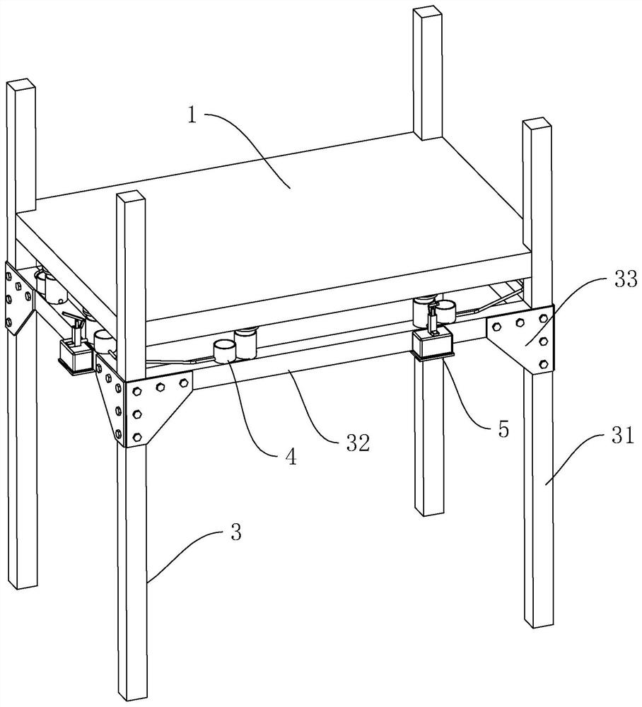 Damping structure of hydropower station generator layer plate beam