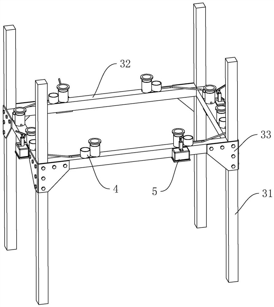 Damping structure of hydropower station generator layer plate beam