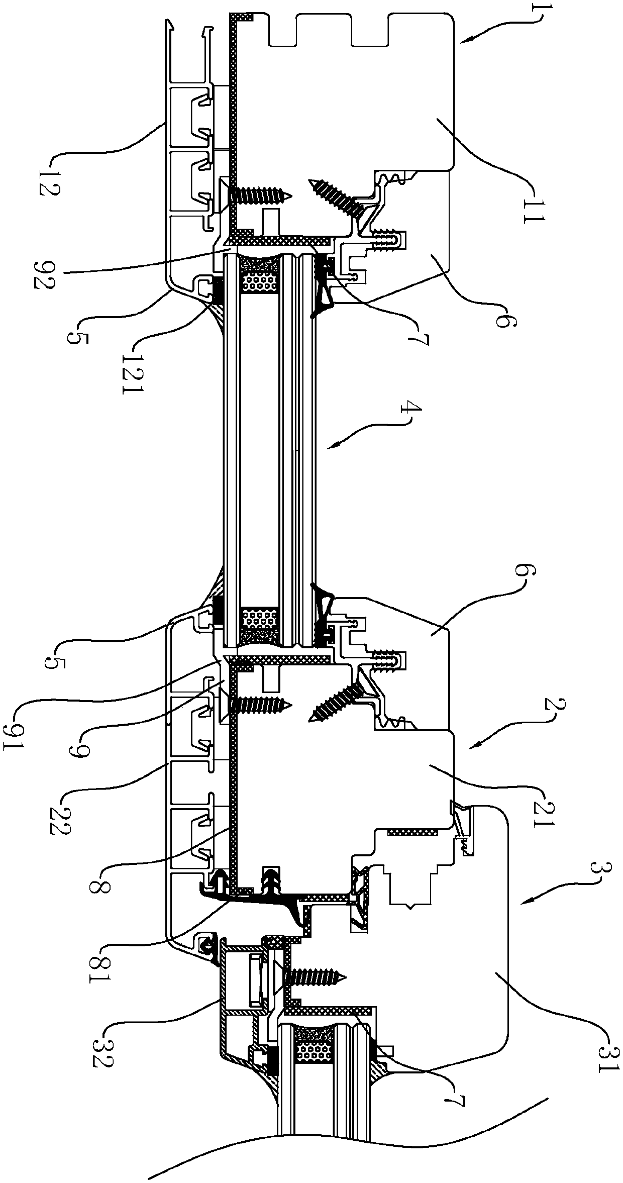 Aluminum-clad wood fire-resistant window