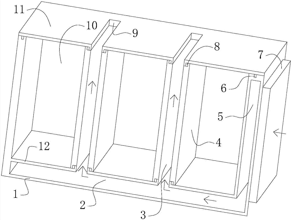 Direct-cooling closed heat dissipation chassis