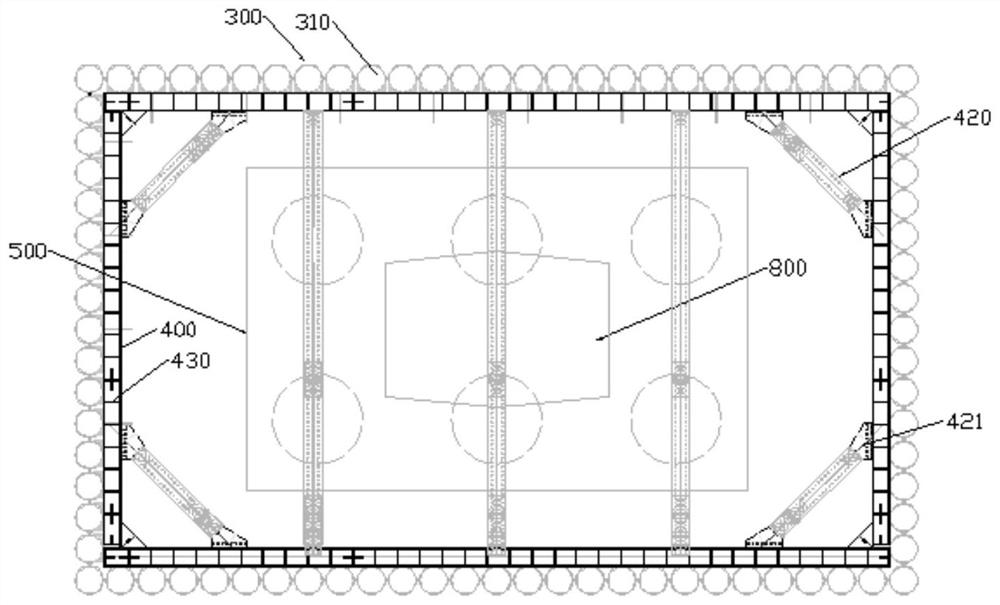 Construction method of lock catch steel pipe pile cofferdam suitable for thin covering layer hard riverbed