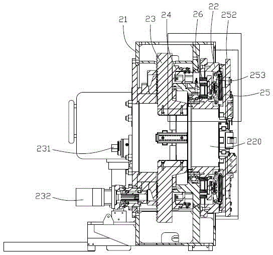 Advance and retreat knife mechanism for pipe beveling machine