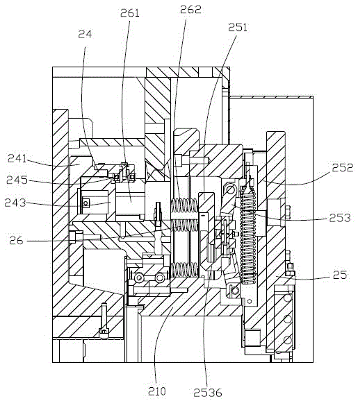 Advance and retreat knife mechanism for pipe beveling machine