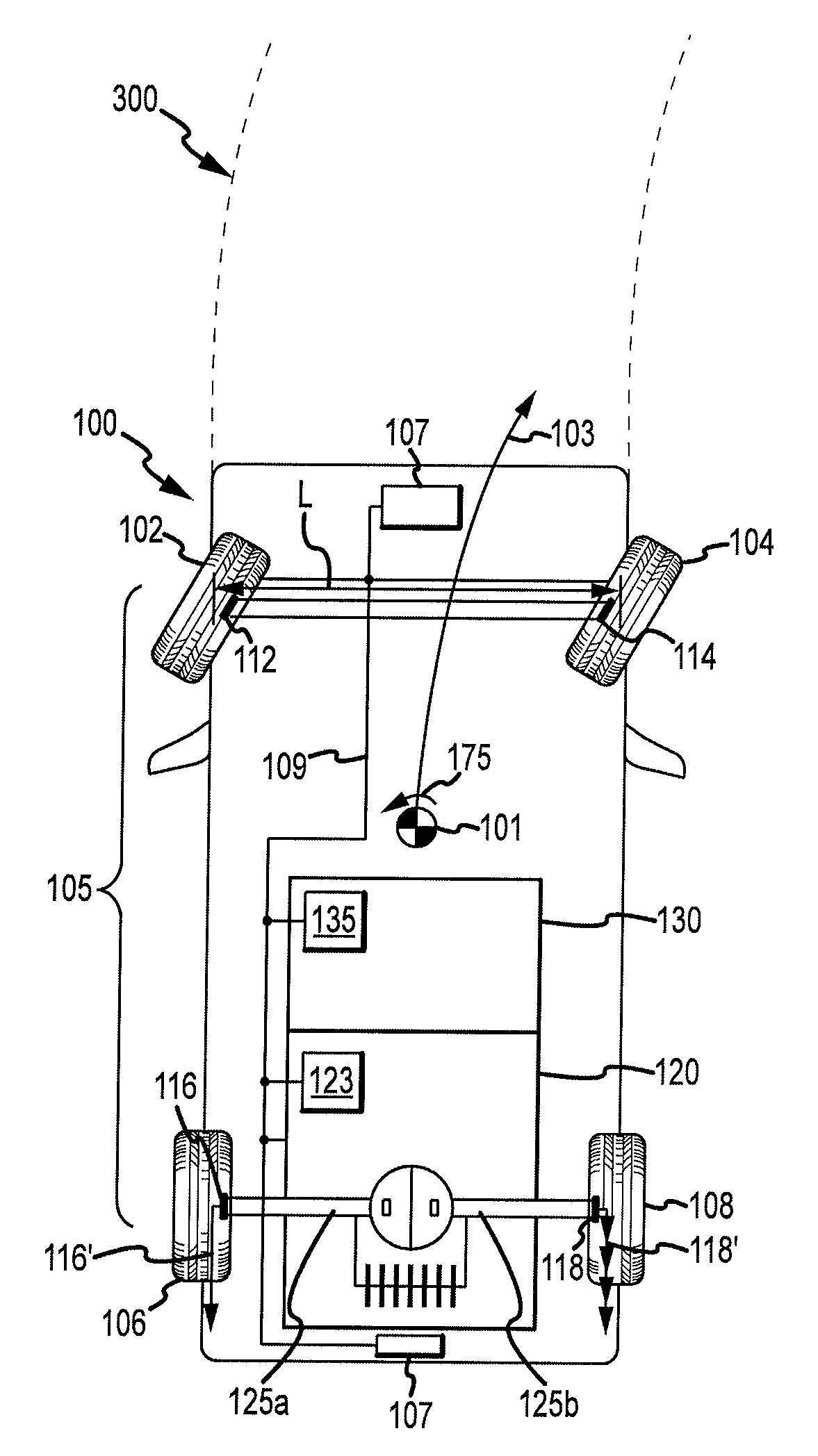 System and method for integrating a torque vectoring differential with a stability control system