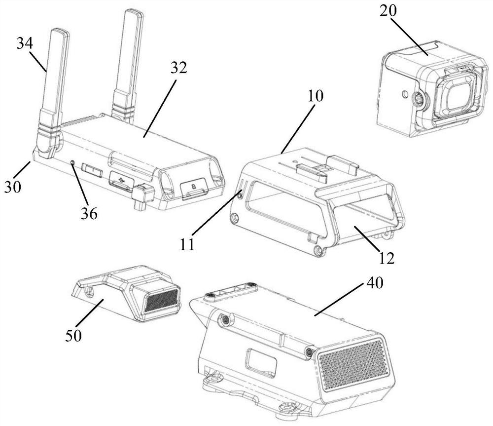 An image transmission device and its assembly method and movable platform