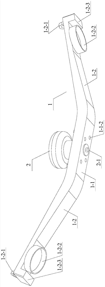 Elastic frame of super high speed EMU bogie