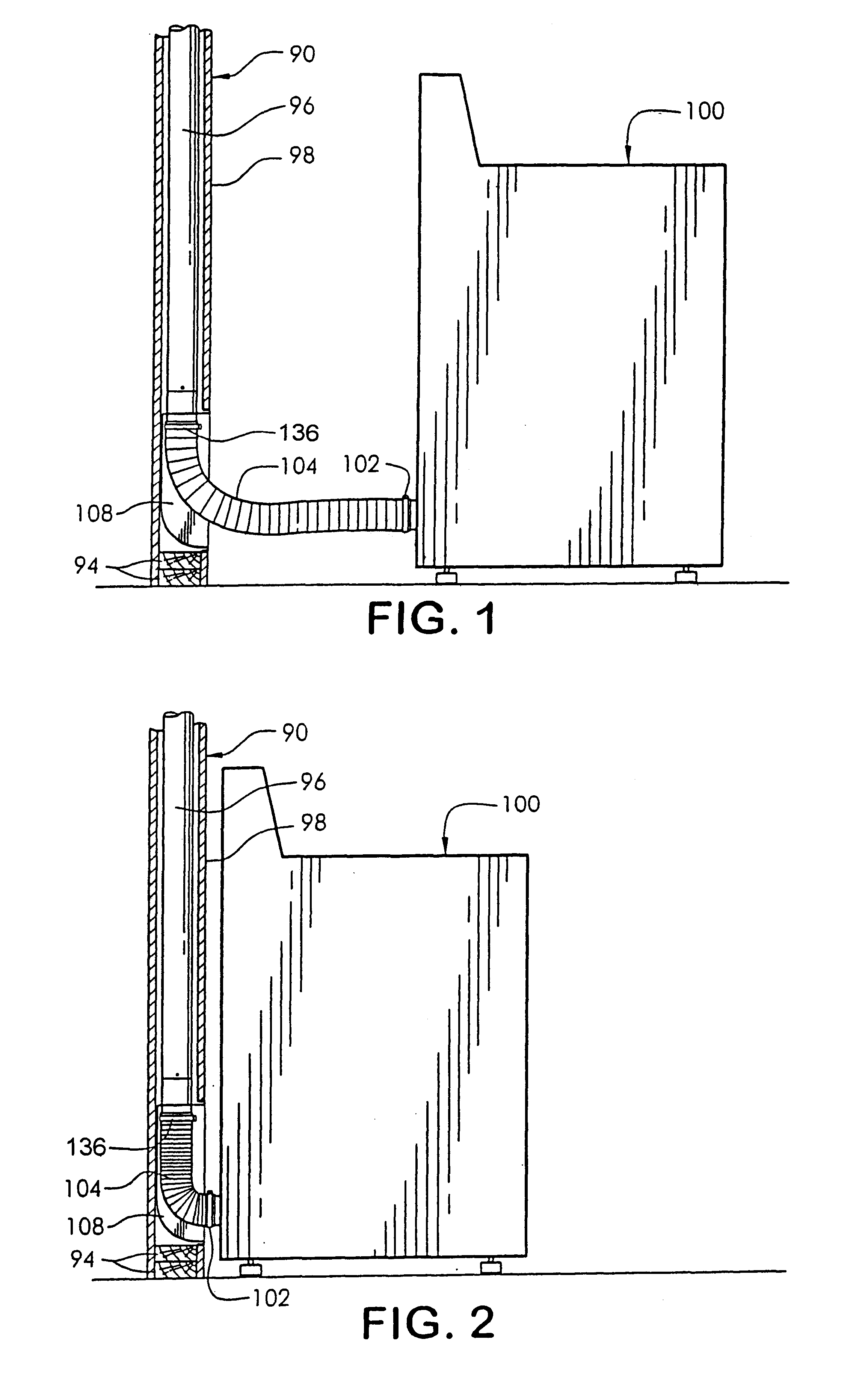 System and method for a dryer rough-in box with contoured vent receptacle and formed grommet