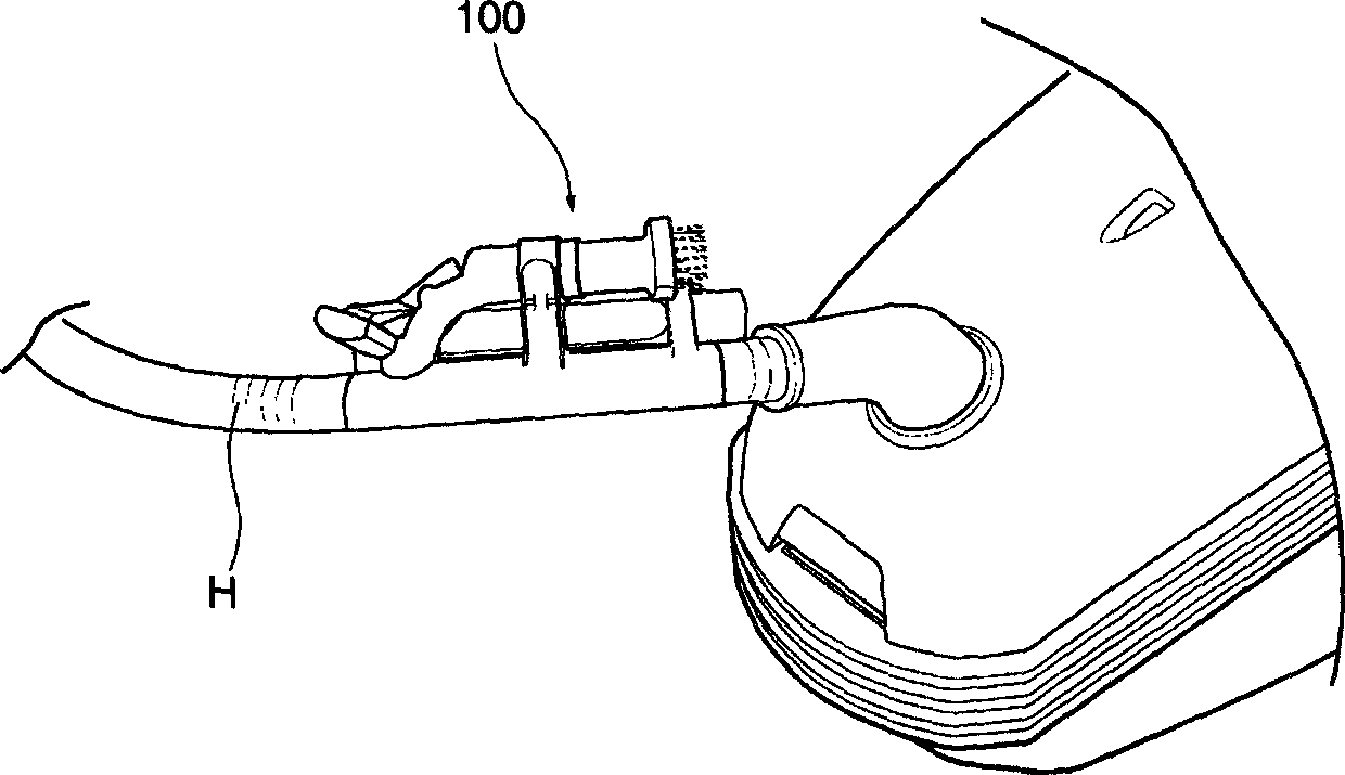 Fixed bracket for accessories of cleaner