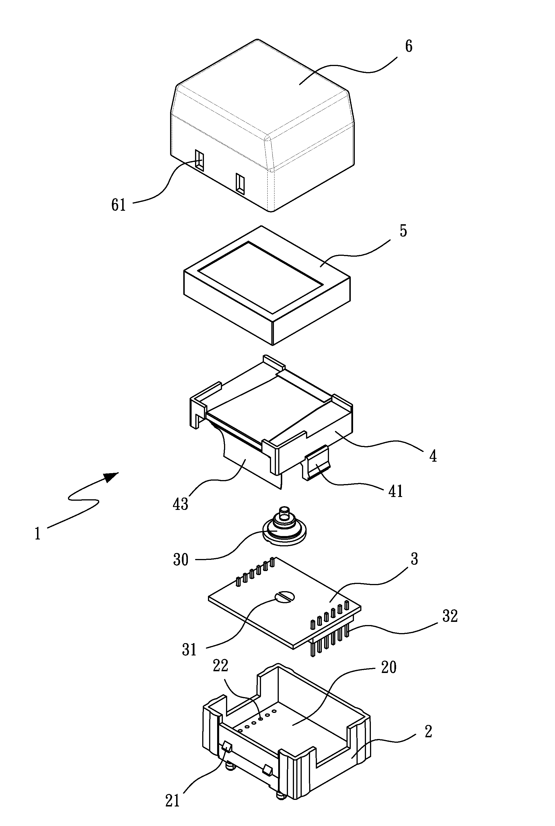 Switch structure with display and playback functions