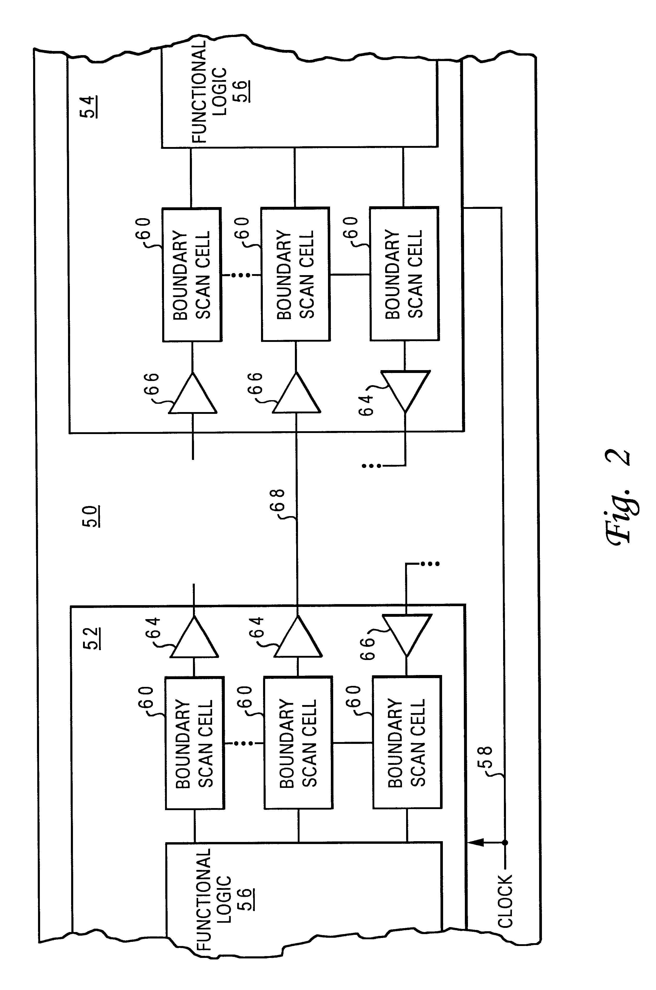 D flip-flop structure with flush path for high-speed boundary scan applications