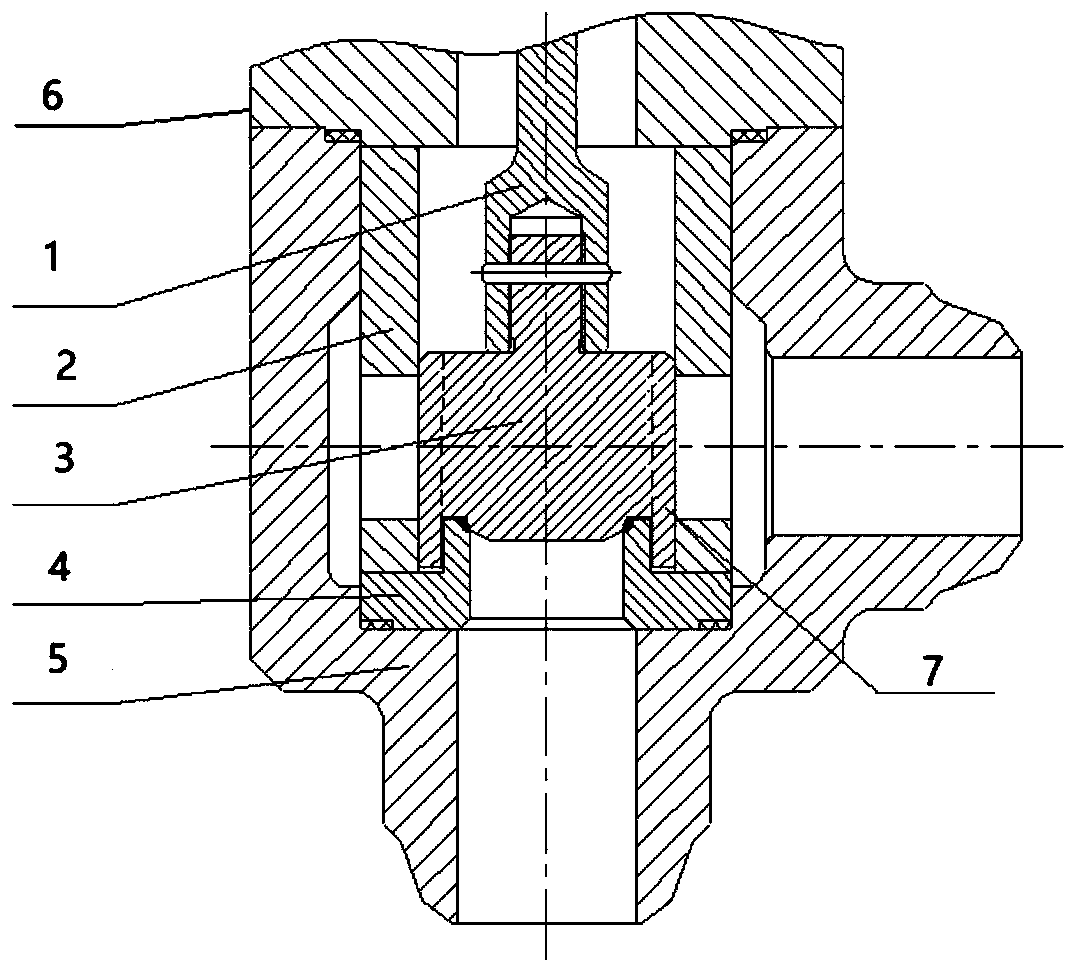 Regulating valve integral self-protection sealing surface structure