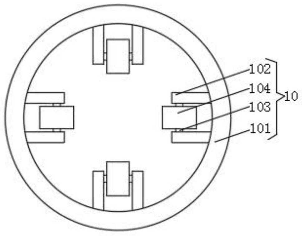 Cutting-off platform capable of adjusting cutting-off length of raw materials