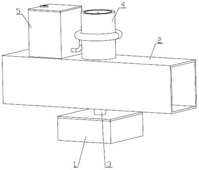 Spray dust suppression device for coal mine roadheader