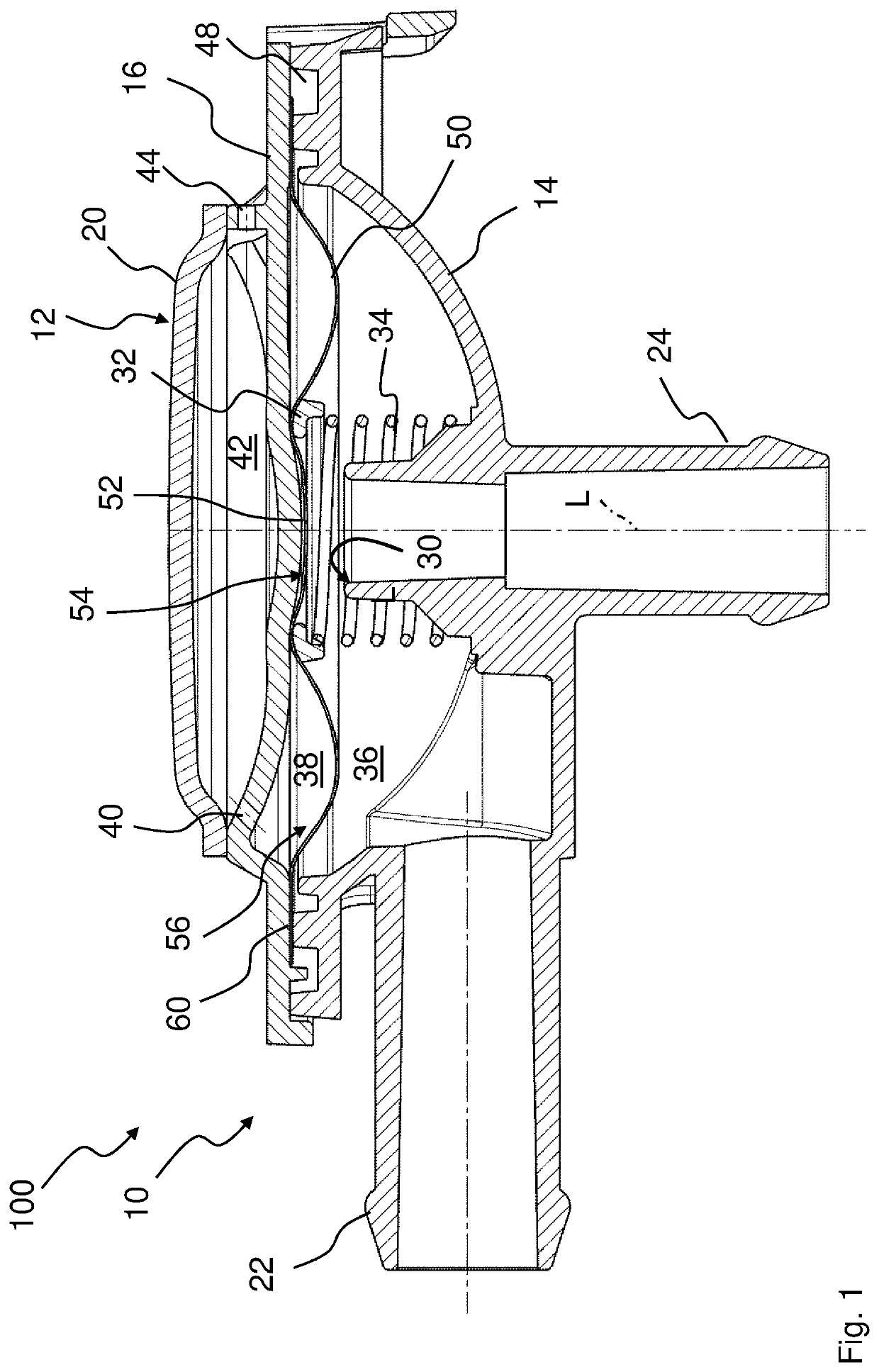 Valve component for regulating or controlling a fluid pressure