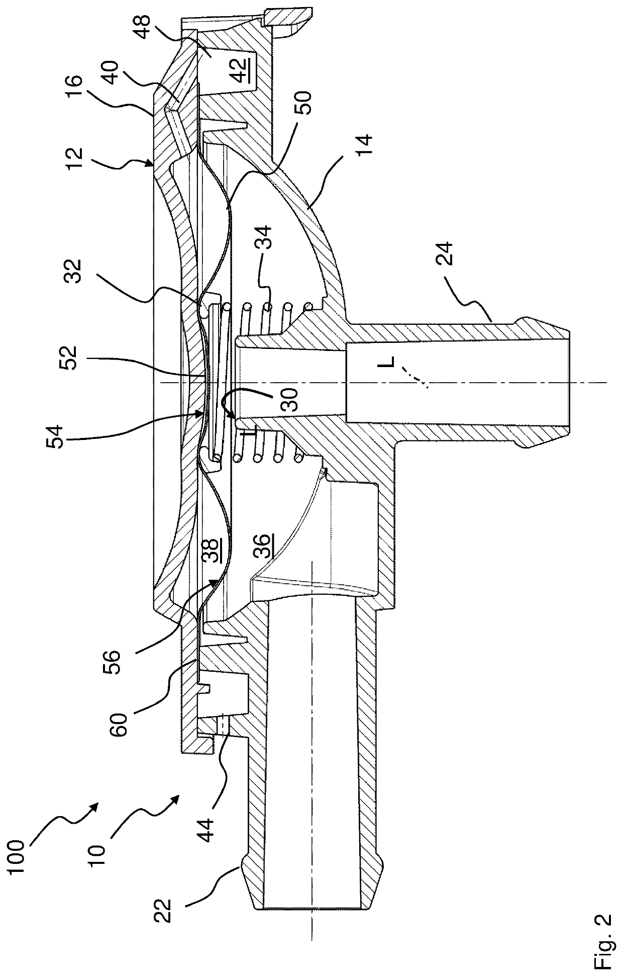 Valve component for regulating or controlling a fluid pressure