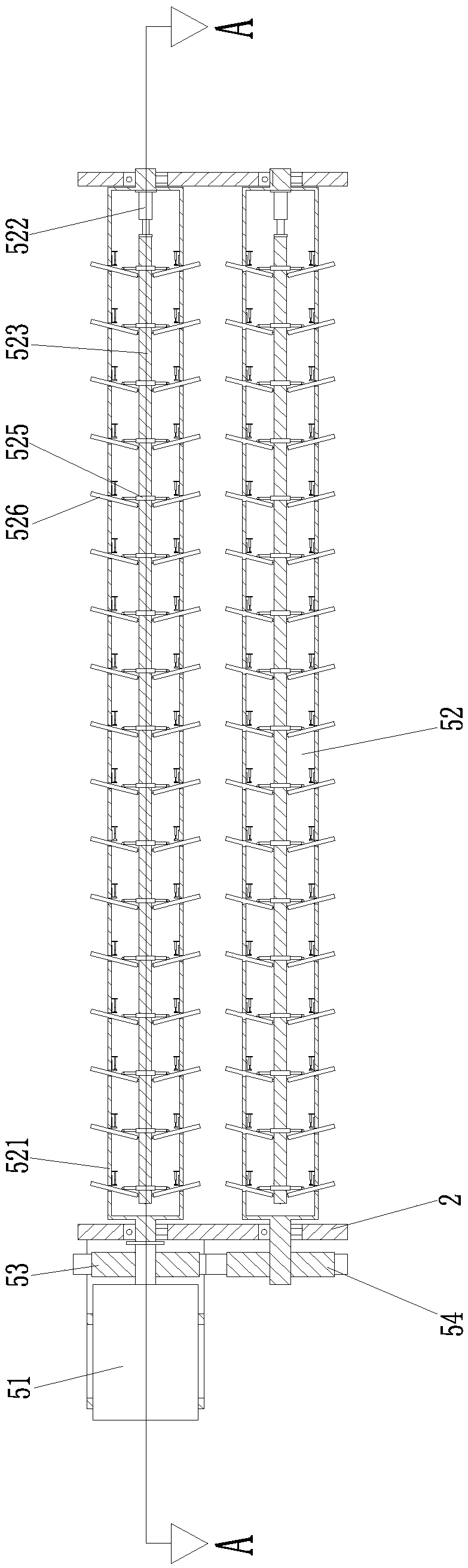 Soil remediation device capable of filtering metal elements