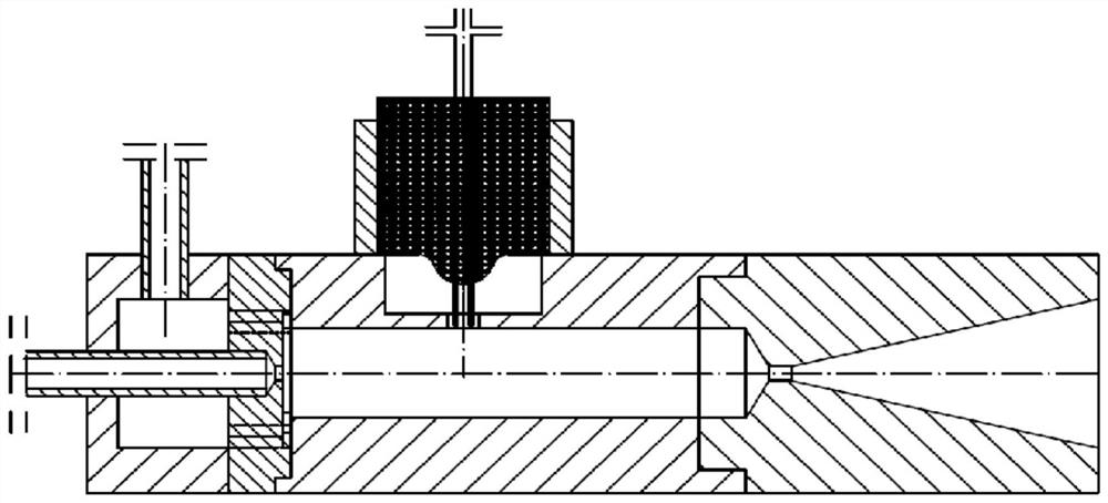 A structure of a swirling micro gas hydrogen oxygen thruster