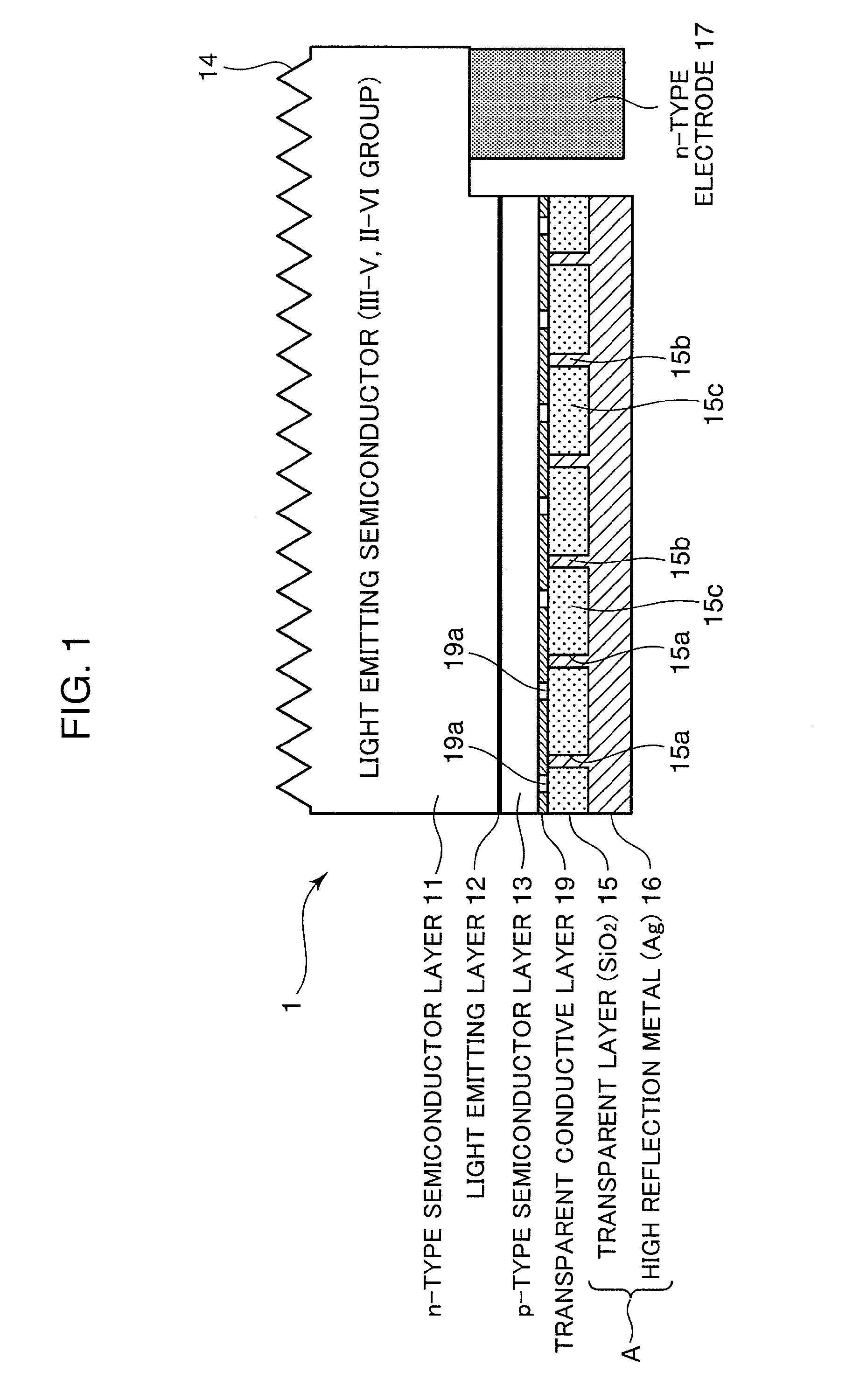 Semiconductor light emitting element and illuminating apparatus using the same