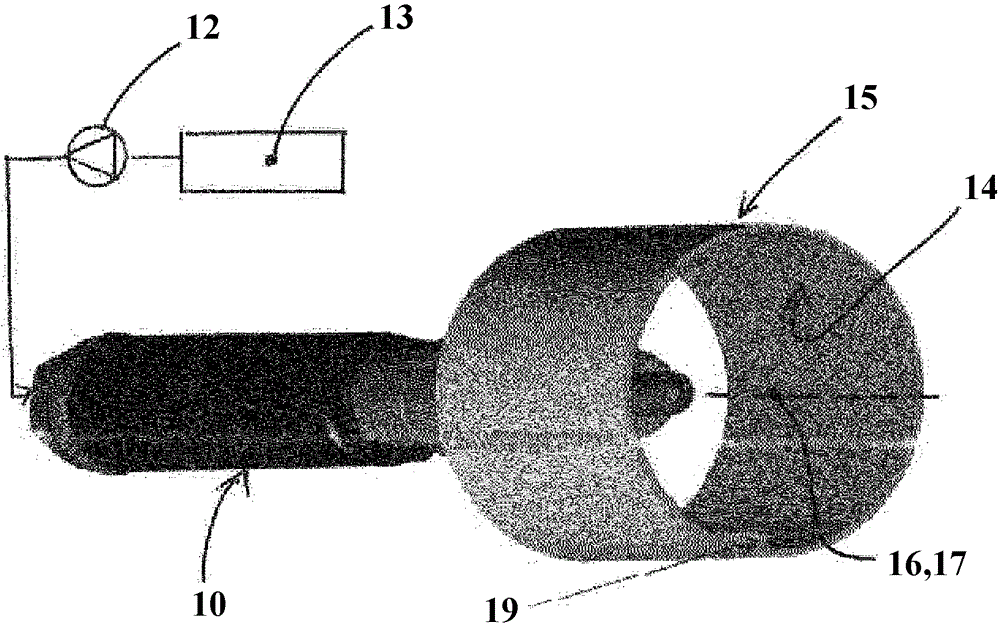 Device for testing a fuel injector or a fuel injection nozzle