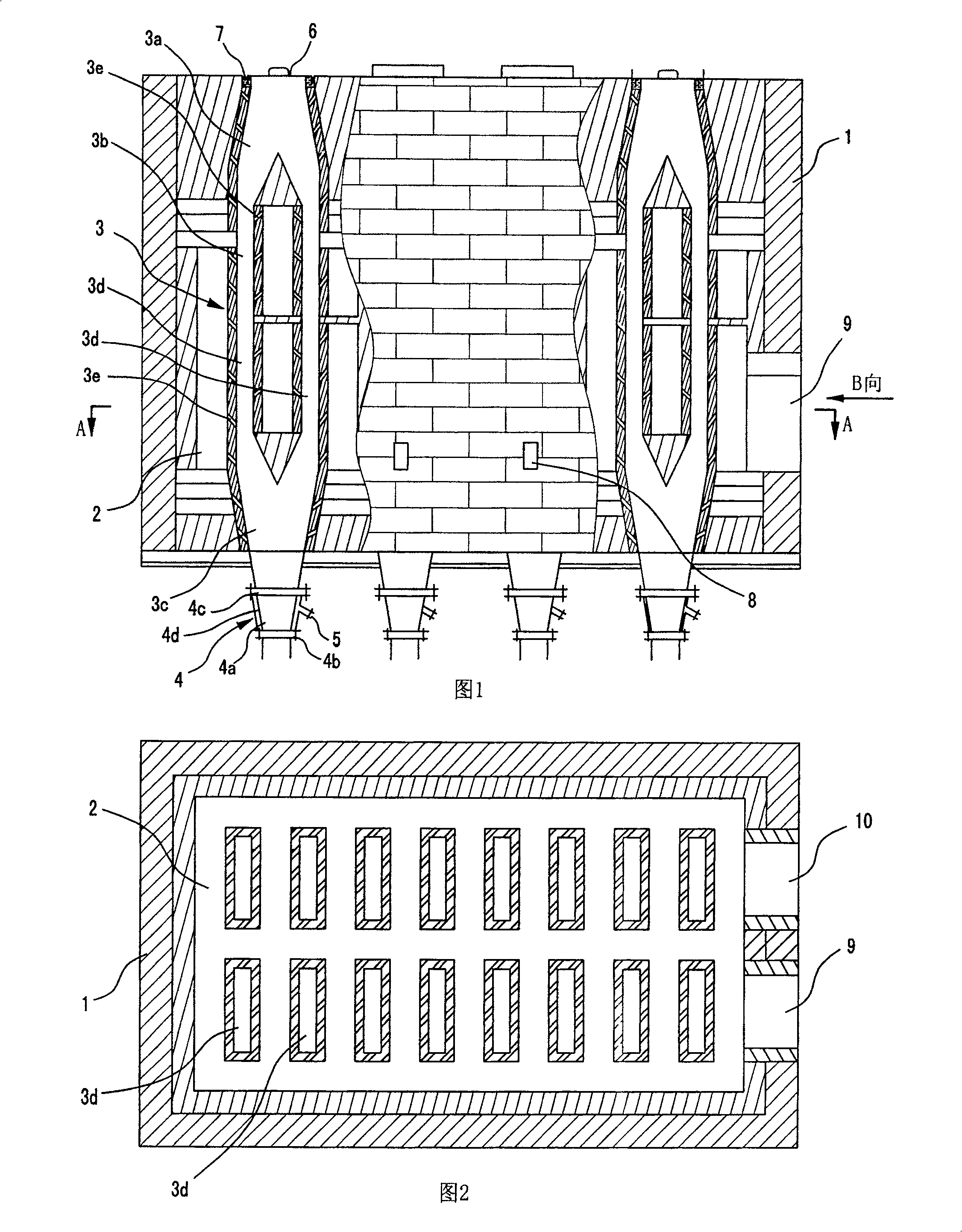 Process for preparing bamboo-based activated carbon and dedicated device therefor