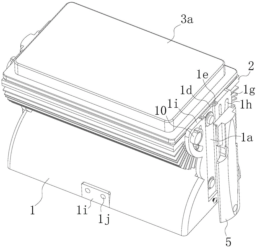 Multi-purpose LED lamp and its special installation structure